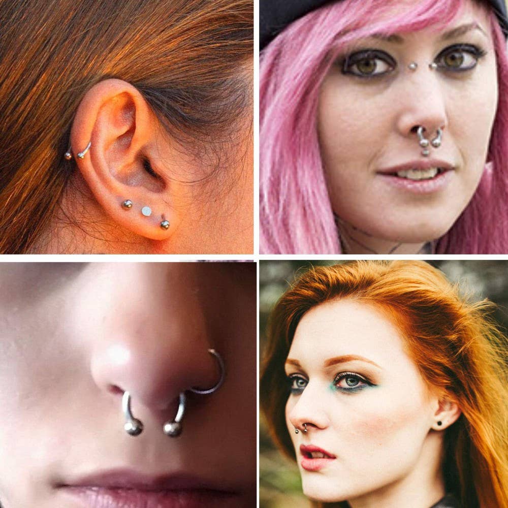 Bodytrend - Wholesale Nose Ring - TITANIUM-CIRCULAR BARBELL (CBB),HORSE SHOE RING,SEPTUM RING3