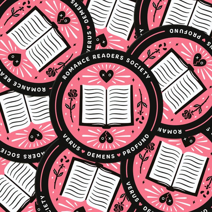 A Fink & Ink - Wholesale Sticker - Romance Readers Society Vinyl Sticker