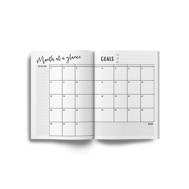 Little Pop of Colour – Engroshandel Planner – Bevar roen og drik te - Produktivitetsplanlægger