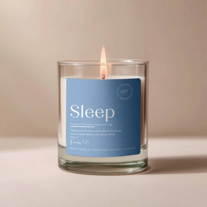 Sleep for wholesale by Walk By Faith Candles Co.