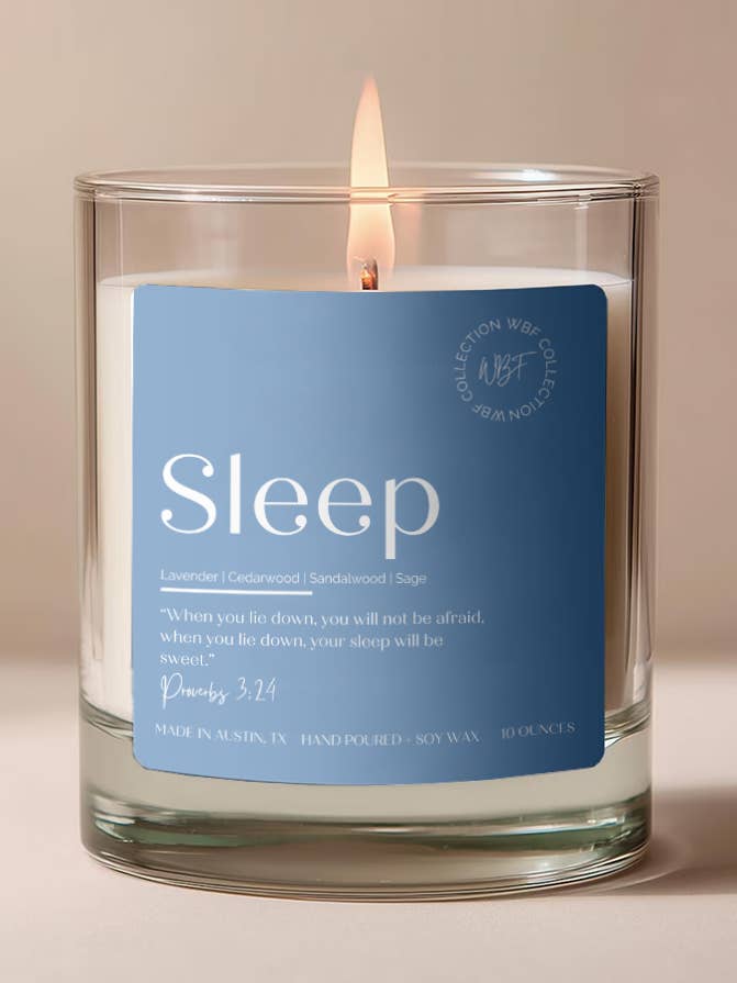 Dormir para venta al por mayor de Walk By Faith Candles Co.