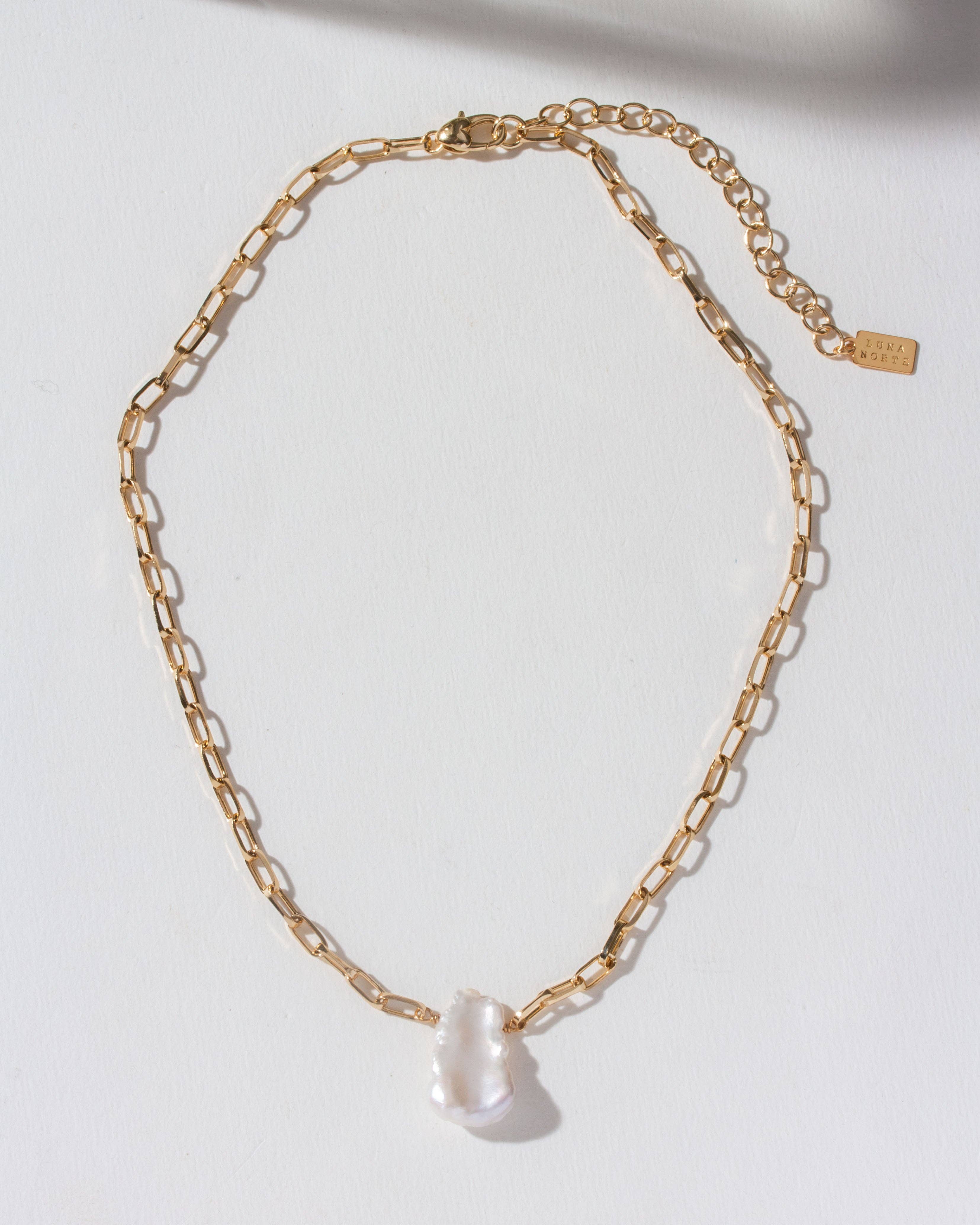 Luna Norte - Venta al por mayor Collares con colgantes/abalorios - Collar con cadena Timeless Treasure Paperclip2