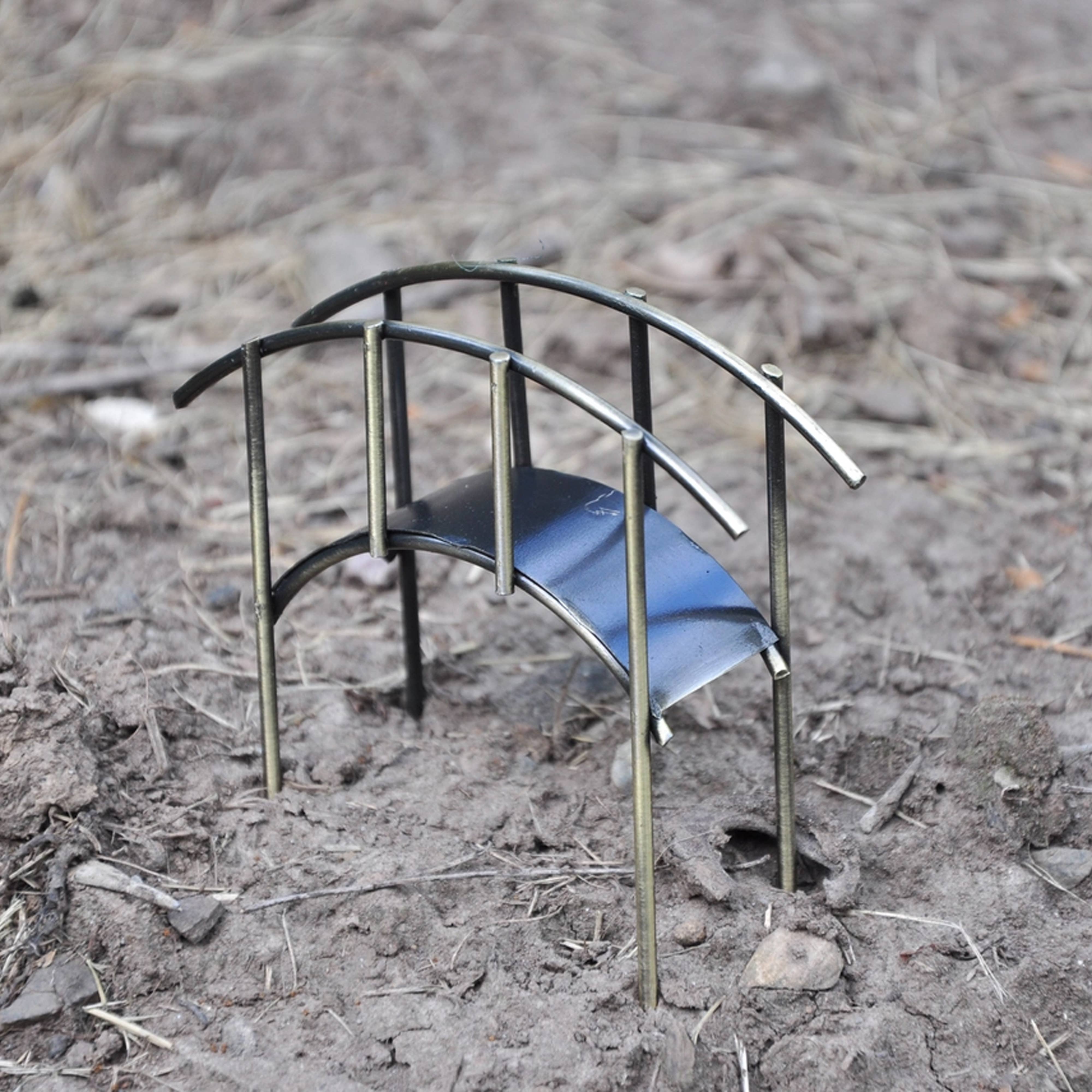 G & F Products - Vente Bibelots/décorations d'extérieur - Fairy Garden Mini pont miniature rustique3