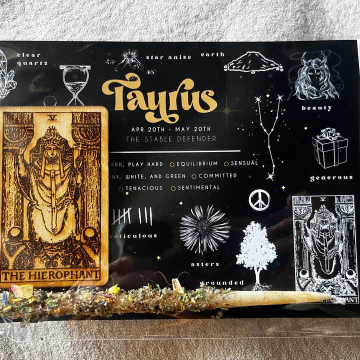 The Chaotic Good (previously The Great Cosmic Trust) – wholesale Wood wall art – The Birthday Ritual- Solar Return altar- Astrology/ Zodiac 9