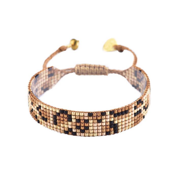 Panthera Brown/Black Small Bracelet for wholesale by Mishky