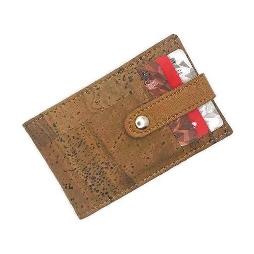 Minimalist Cork Card Holder and Vegan Card Wallet for wholesale by Moddanio Cork