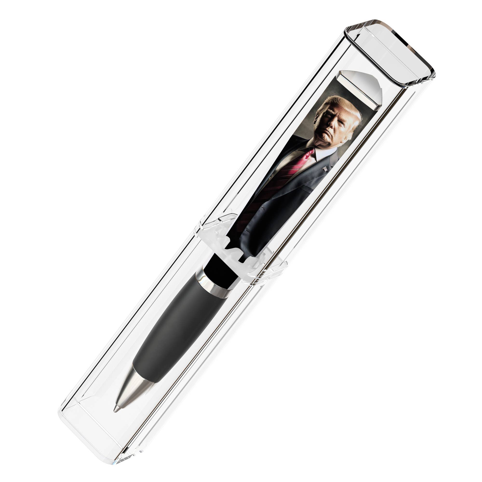 GMG Works - Vente Stylos - Stylo à bille Trump « Commander in Chief », 3 faces1