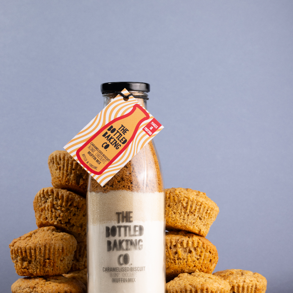 The Bottled Baking Co. – wholesale Muffin mix – The Bottled Baking Co Caramelised Biscuit & Chocolate Muffin1