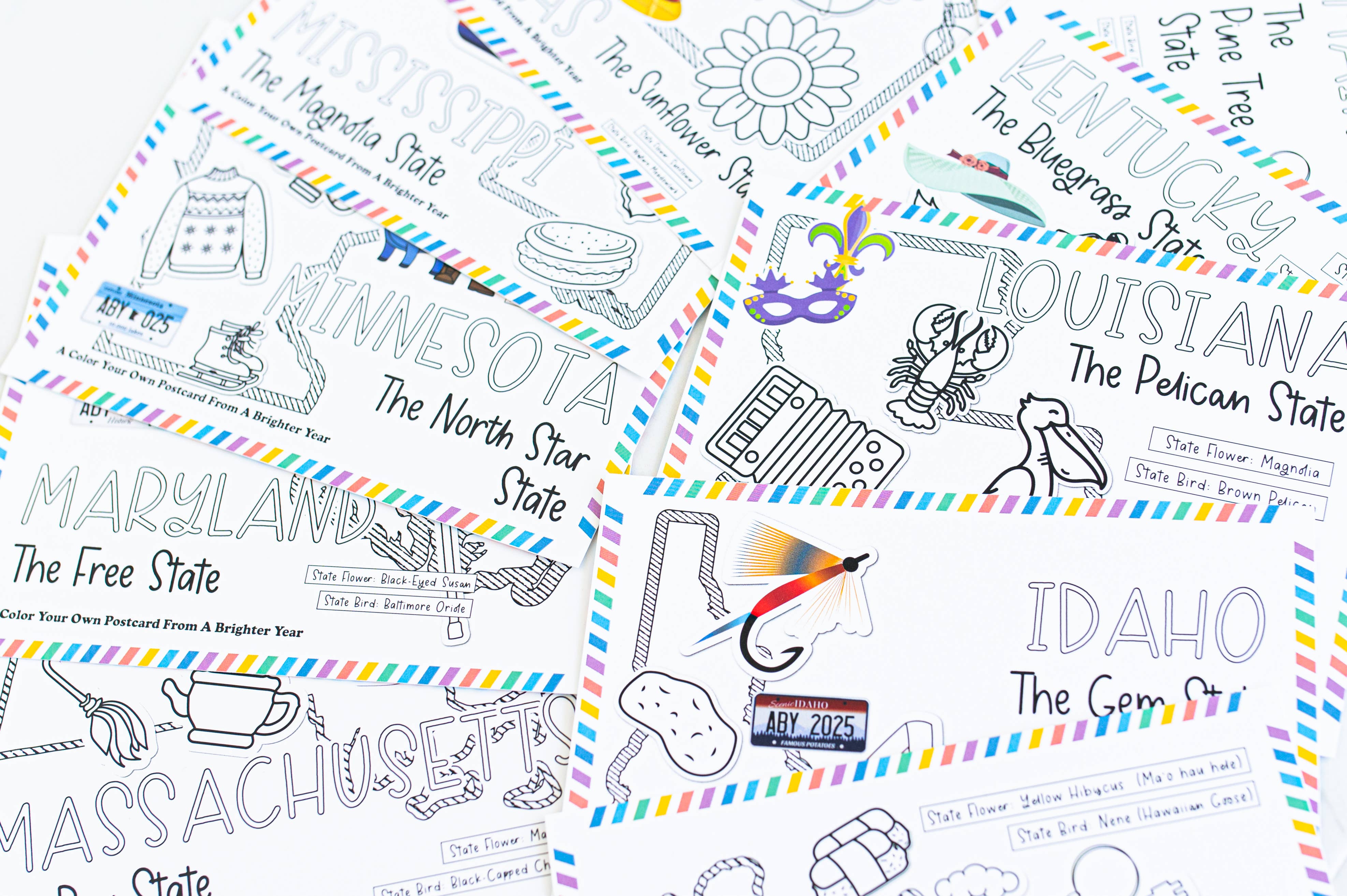 A Brighter Year – Engroshandel Postkort – Farvelæg dit eget Utah State-postkort6