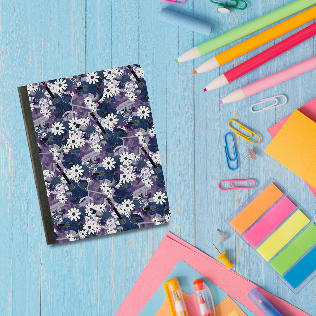 Oily Graphic Creations - Wholesale Notebook - Lavender Haze 10-Mini Composition Notebook Cover2