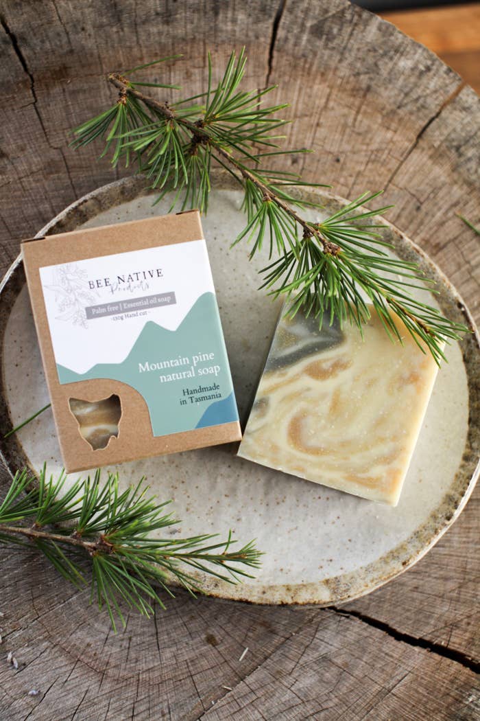 Bee native products - Wholesale Bar Soap - Mountain pine natural soap1