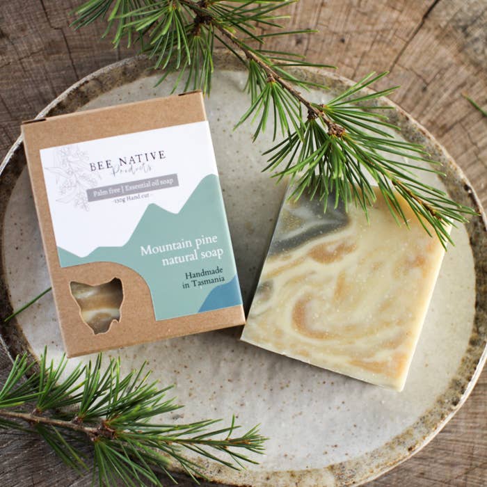 Bee native products - Wholesale Bar Soap - Mountain pine natural soap1