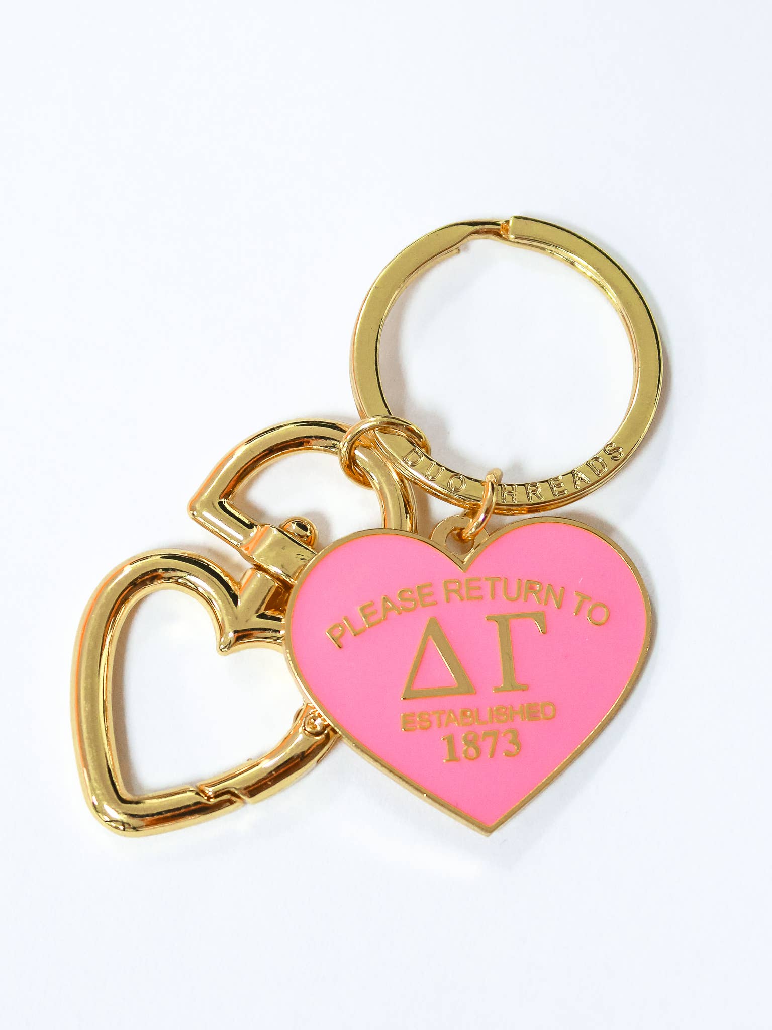 Duo Threads - Wholesale Keychain - Women's - Please Return Sorority Key Ring11