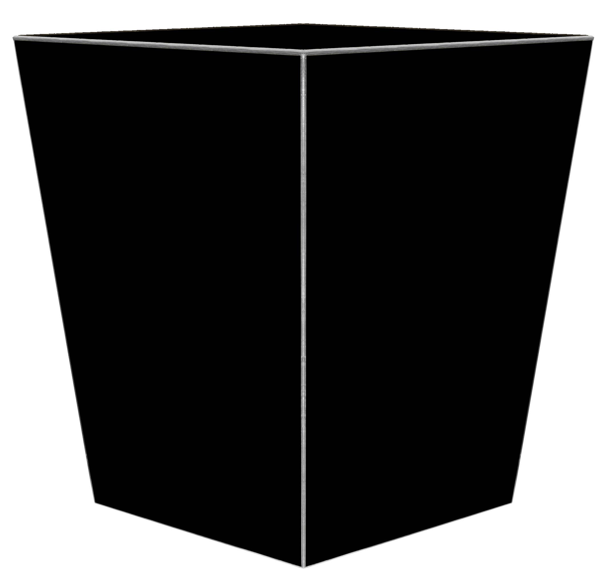 Marye-Kelley – wholesale Rubbish can/Rubbish bin – Plain Black Wastepaper Basket1