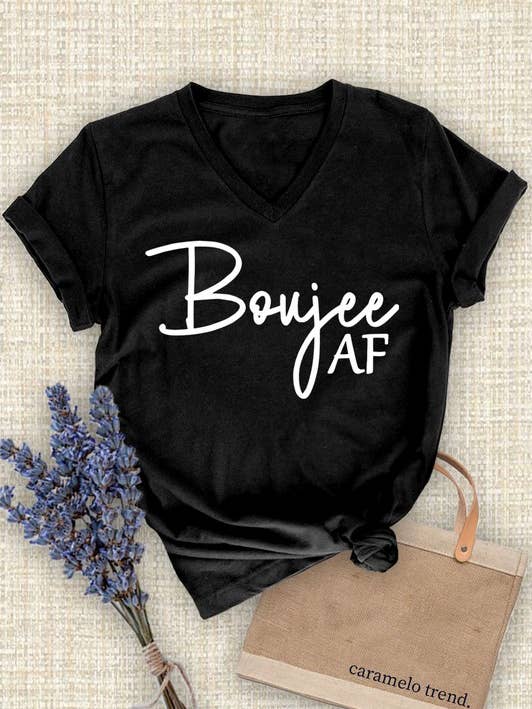 Camiseta unisex de manga corta con cuello en V para venta al por mayor de Top Avenue