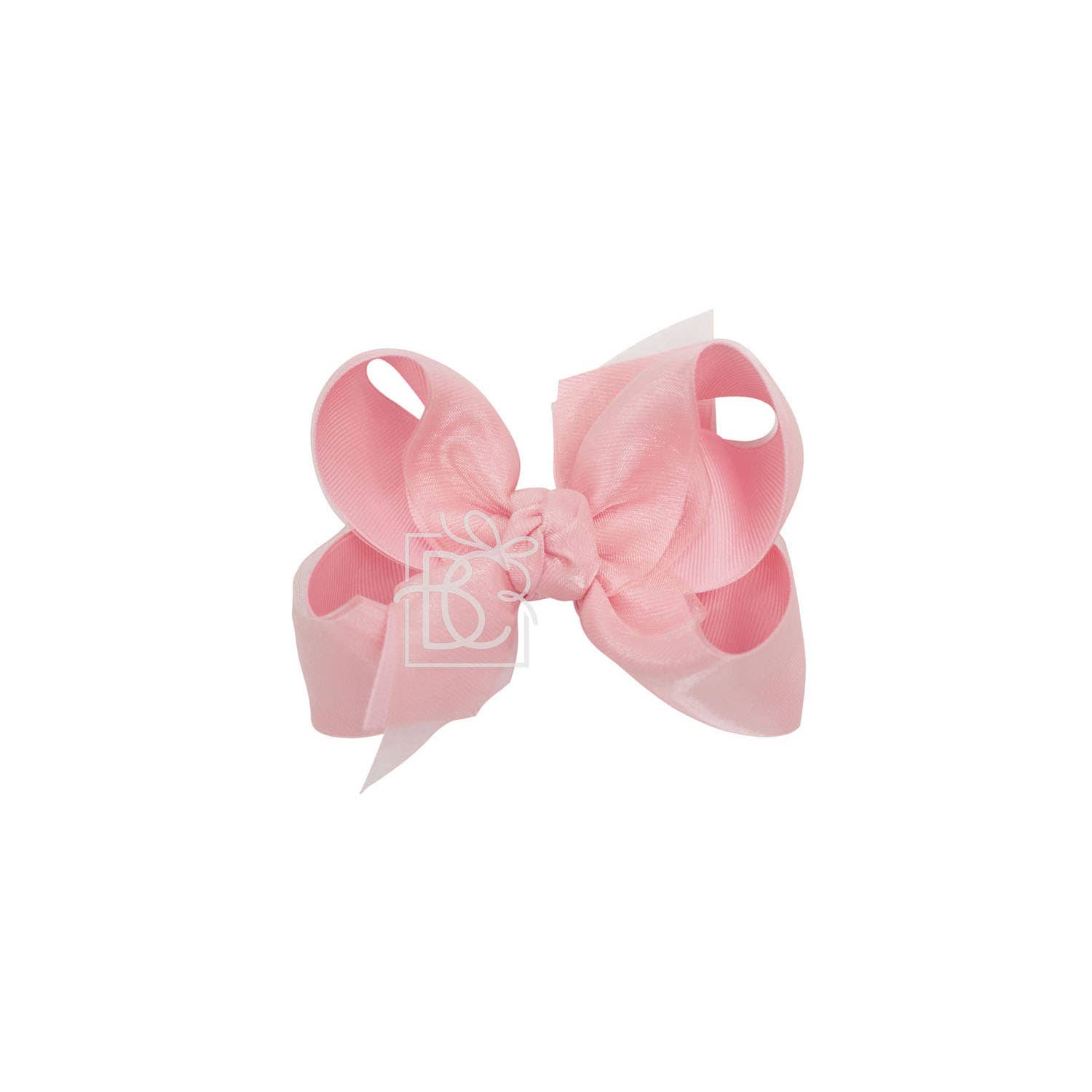 Beyond Creations, LLC – wholesale Hair bow – Kids – LAYERED ORGANZA/GROSGRAIN BOW ON CLIP26