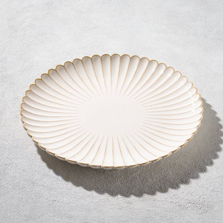 Vikko - Atlantic, Charger Plate, White, 13" for wholesale by Kadra Kitchenware