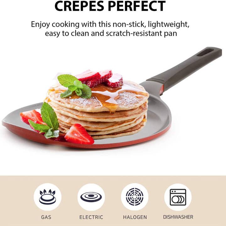 Neoflam - Wholesale Pan - Mitra 10" Crepe Pan in Red
