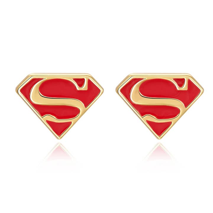 Buganto - Wholesale Stud/Post Earrings - Superman earring - 9*7mm
