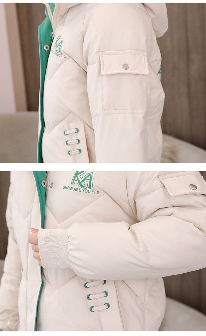 Marayn - Wholesale Puffer Jacket - Women's - Chic 2025 Winter Puffer Jacket Korean Style Warm Loose #247