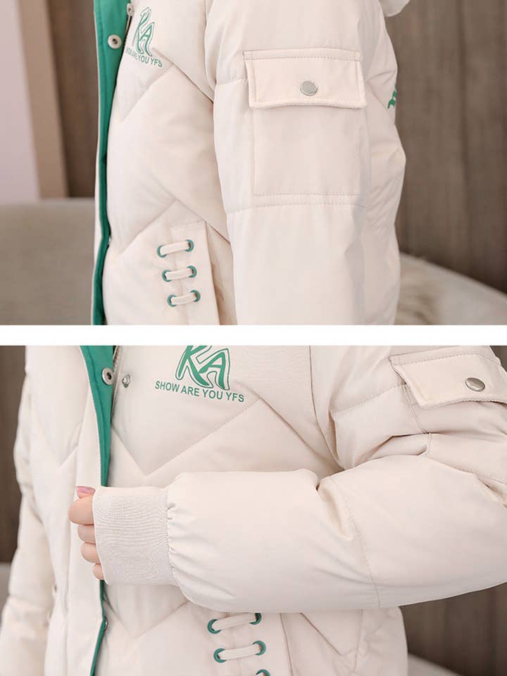 Marayn - Wholesale Puffer Jacket - Women's - Chic 2025 Winter Puffer Jacket Korean Style Warm Loose #247