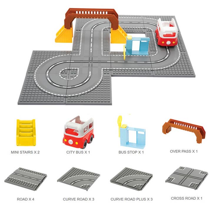 Magformers Australia - Wholesale Toy set – Kids - Town Series - City Bus Accessory Set2