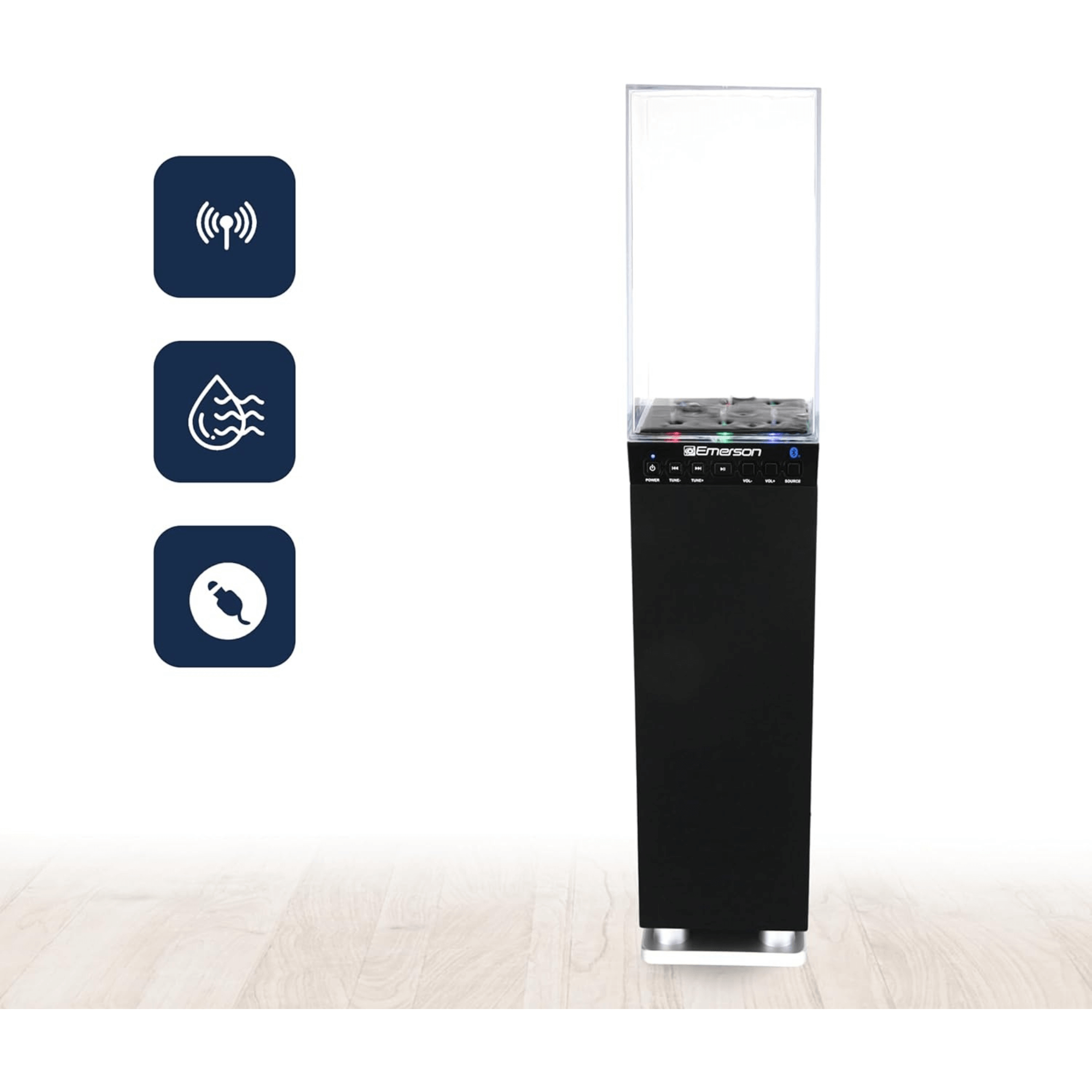 JupiterGear Home - Wholesale Speakers - Emerson Dancing Water Light Tower Speaker System11