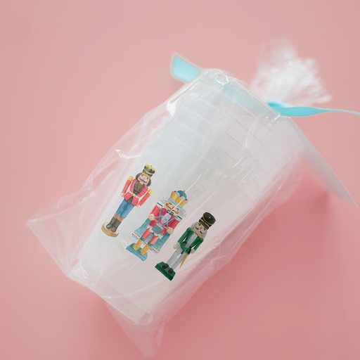 Taylor Paladino - Wholesale Disposable Cup - Nutcracker Drummers Frosted Cups | Set of 62