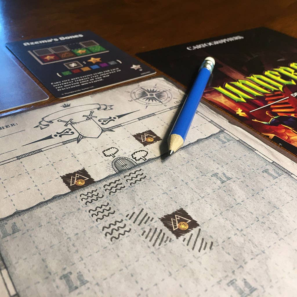 Thunderworks Games - Wholesale Board Game - Cartographers: Map Pack 3, Undercity1