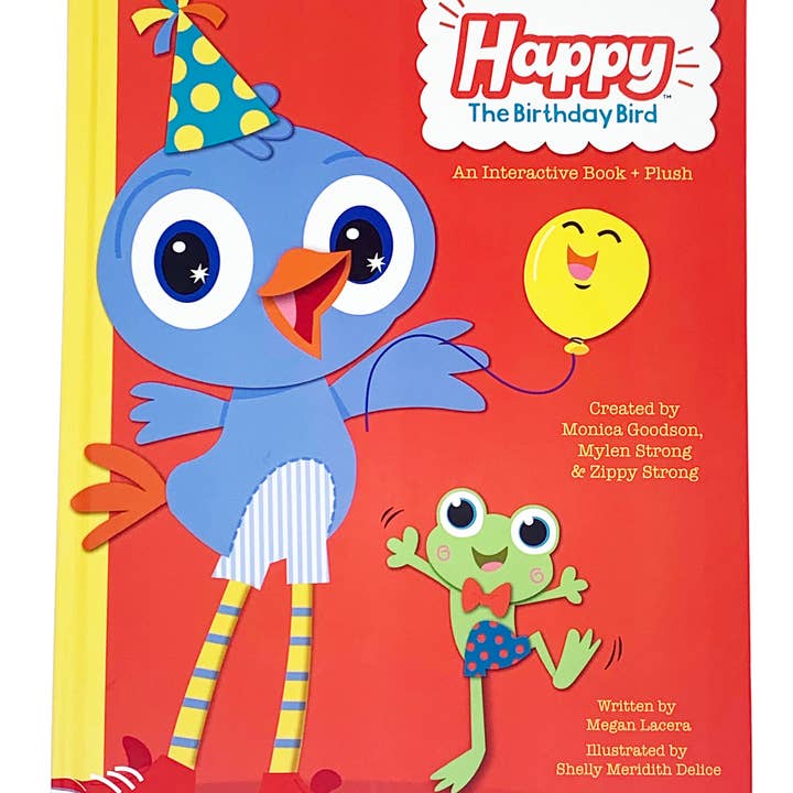 Happy the Birthday Bird - Wholesale Stuffed/Plush Toy - Kids & Baby - Happy the Birthday Bird Keepsake Plush and Book Set