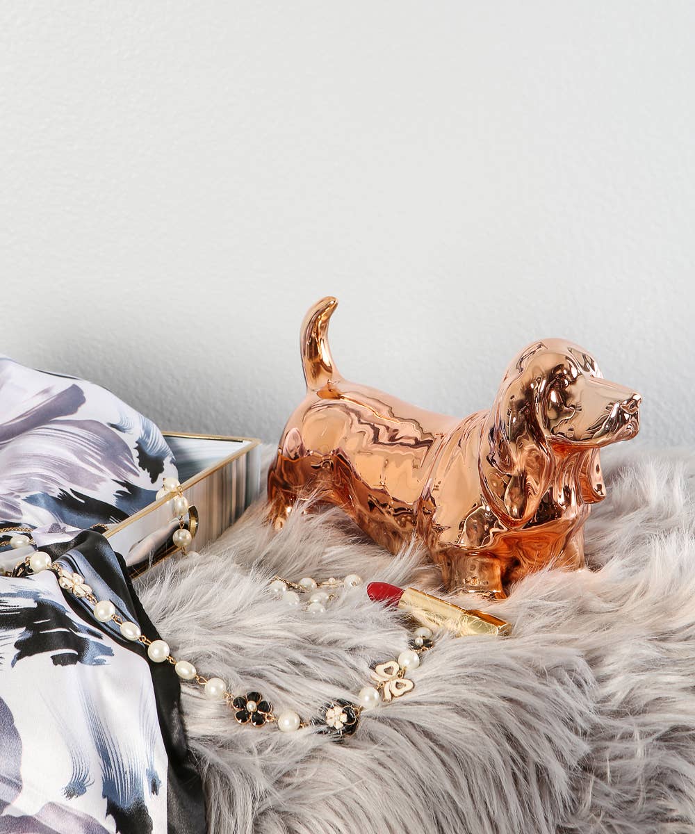 NAYOTHECORGI – Großhandel Dekofigur – Stehende Basset Hound Keramikstatue14