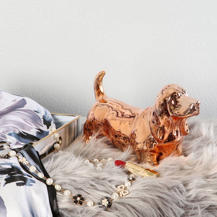 NAYOTHECORGI – Großhandel Dekofigur – Stehende Basset Hound Keramikstatue14