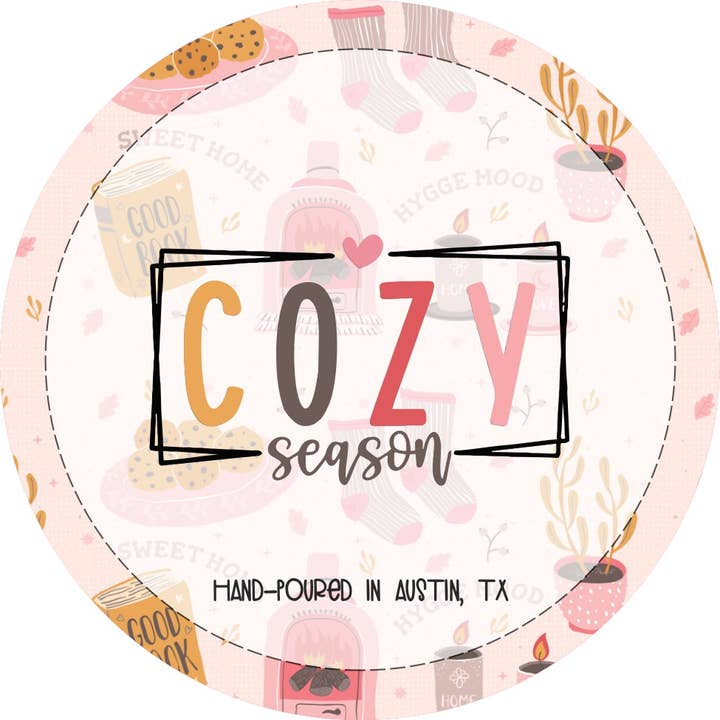 Cosy Season | Bougie de saison. NOUVEAU ! pour la vente par PINK FLAMINGO CANDLE