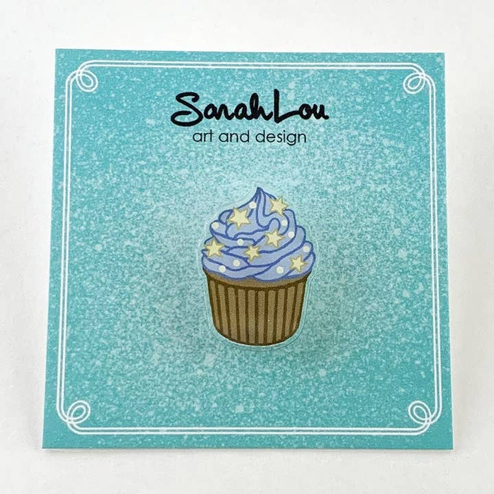 Spilla per cupcake. per la vendita all'ingrosso da parte di SarahLou Art and Design