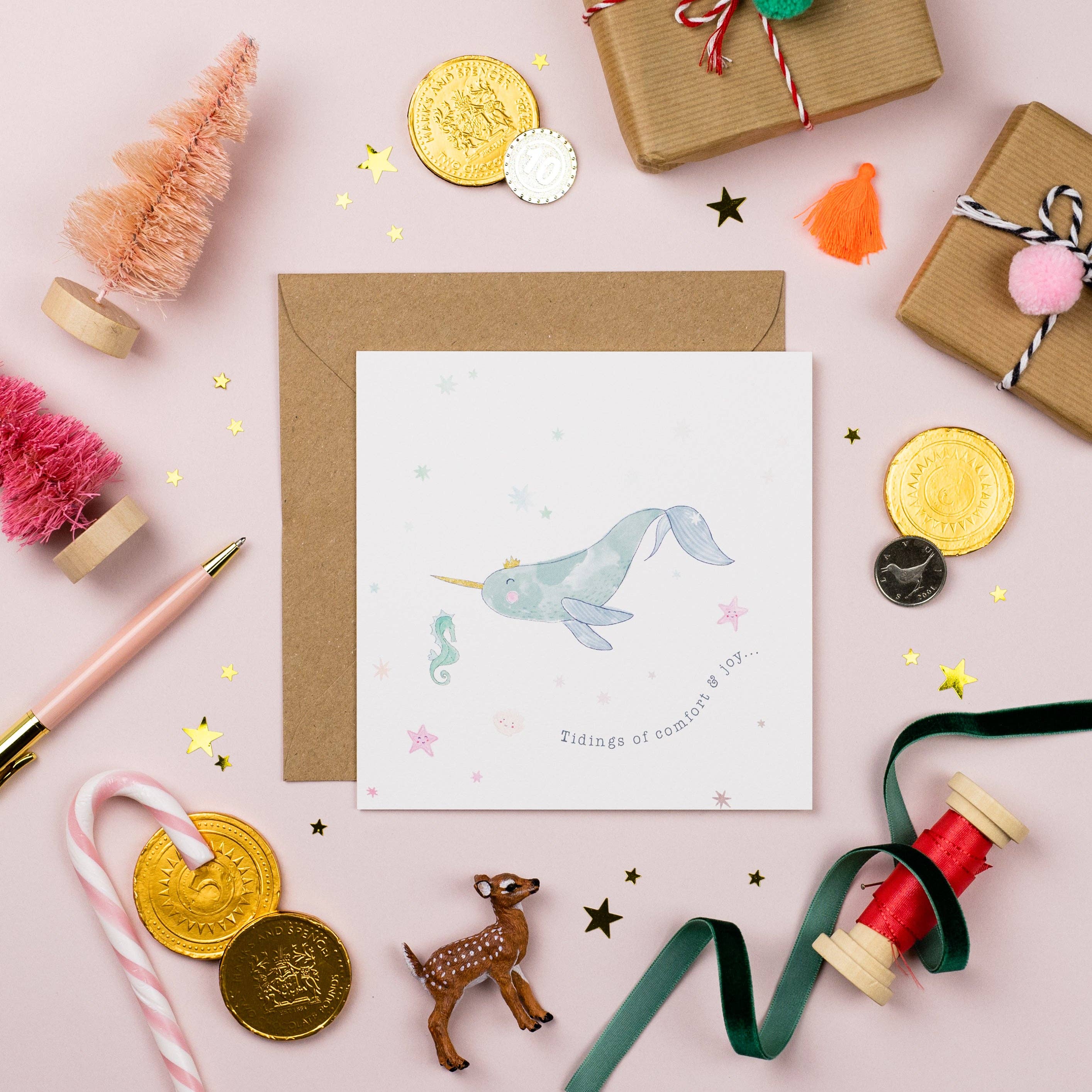 Pickled Pom Pom - Wholesale Kerstkaartje - Het nieuws van Comfort & Joy0