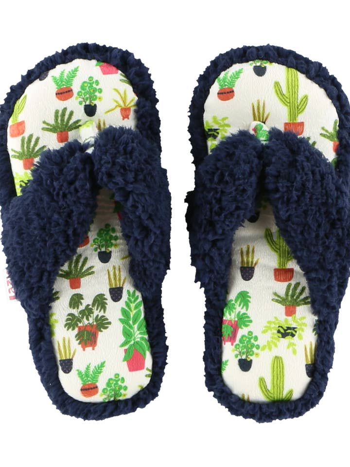 Plant Lady Spa Slippers for wholesale by Lazy One