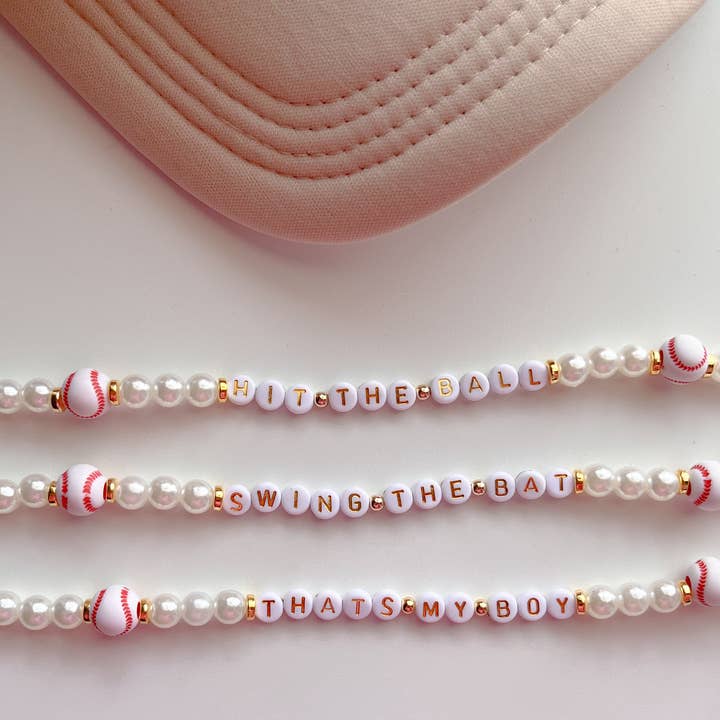 Parel Baseball Trucker Pet Kettingen voor wholesale door Modern Kane