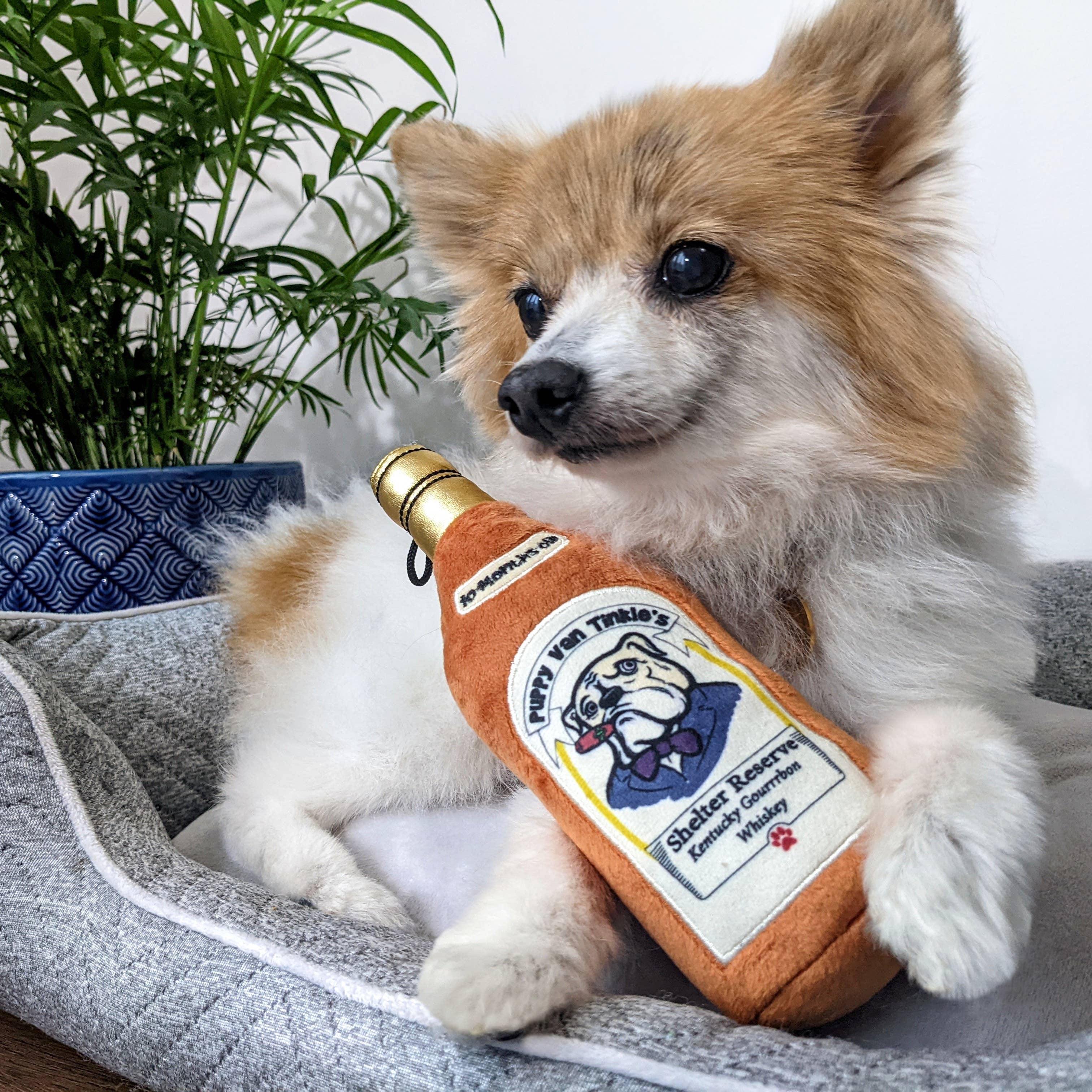 Wholesale Puppy Van Tinkles Whiskey For Dogs for your store Faire