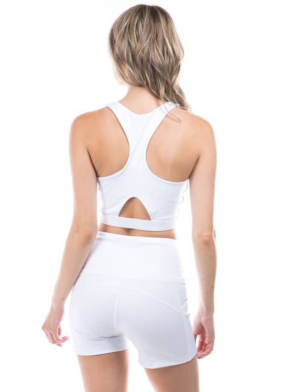 otos active - Vente Ensemble de sport – femme - Ensemble de Shorts Actifs Simples - Couleurs Unies3