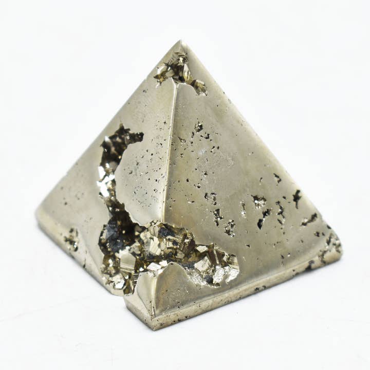 Mittlere Pyrit-Pyramide für den Großhandel von Olympus Minerals Co