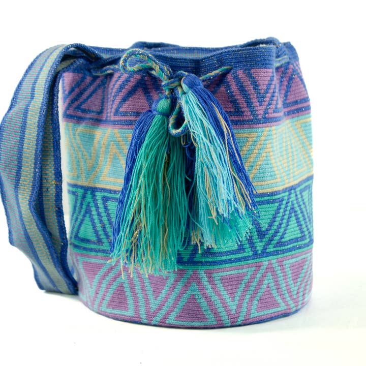 WAYUU BAG GOLDGARN für den Großhandel von La Flor de Cali