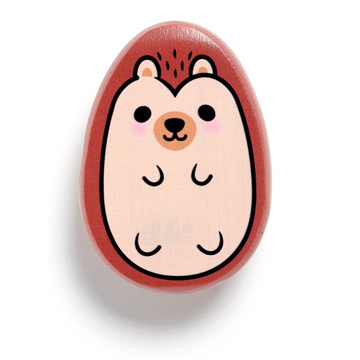 Puckator Ltd – wholesale Hair brush/comb – Adoramals Forest Mitzi the Hedgehog Shaped Bamboo Hair Brush