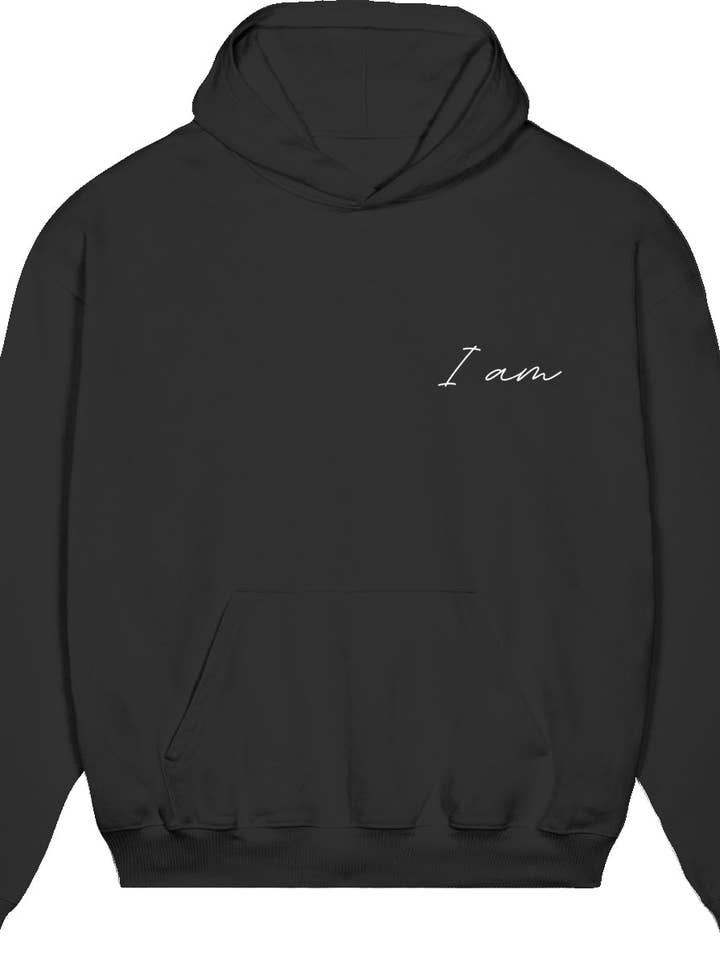 Sweat à capuche unisexe biologique I Am Enough pour femme pour la vente par Beyond Essence