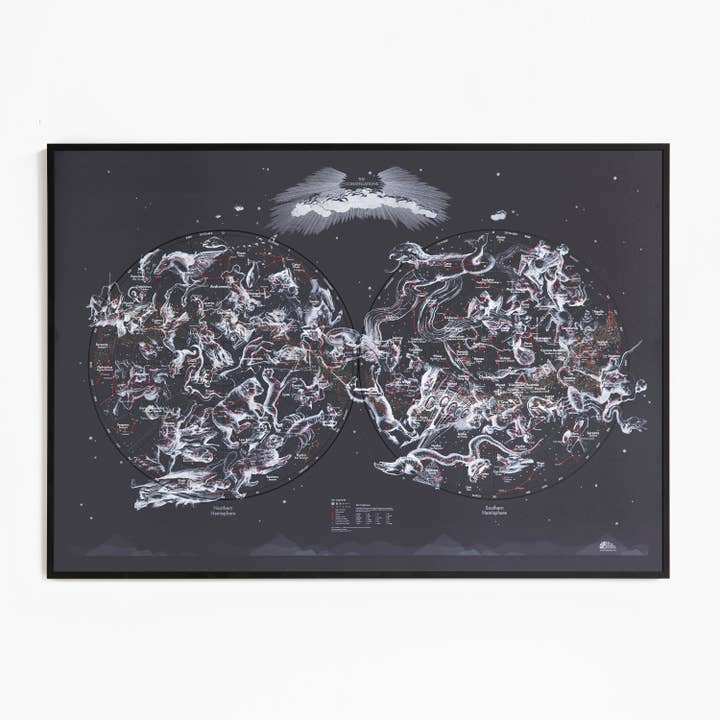 STAMPA DELLA MAPPA STELLARE per la vendita all'ingrosso da parte di The Future Mapping Company