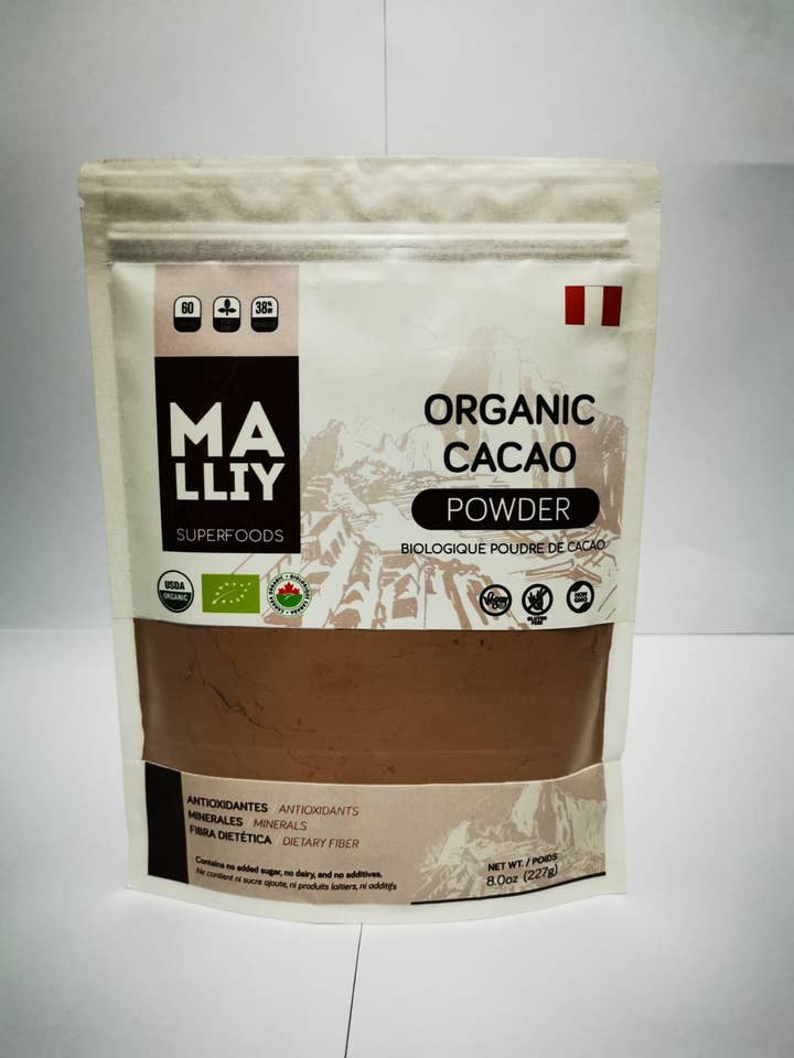 Økologisk kakaopulver importeret fra Peru for engroshandel hos Ganesa Trading