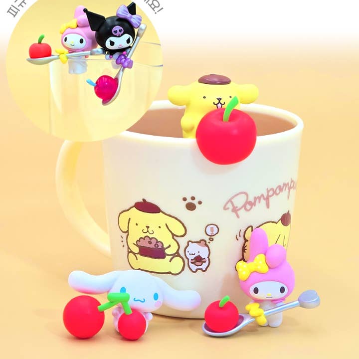 K_Wonderland - Wholesale Decorative Figurine - Sanrio Cherry Series – Blind Random Box Cup Figures