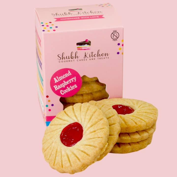 Shubh Kitchen LLC - Wholesale Cookie - Almond Raspberry Cookies0