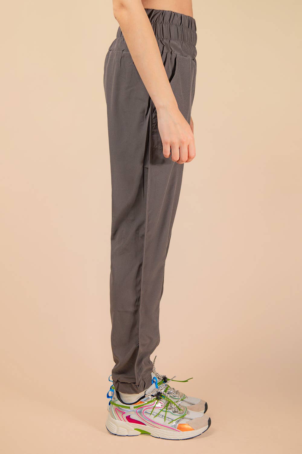 VERY J - Wholesale Athletic Sweatpants/Joggers - Women's - NP70063-Elasticized waist jogger pants14