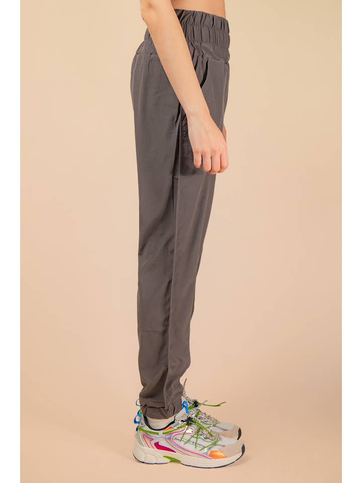 VERY J - Wholesale Athletic Sweatpants/Joggers - Women's - NP70063-Elasticized waist jogger pants14
