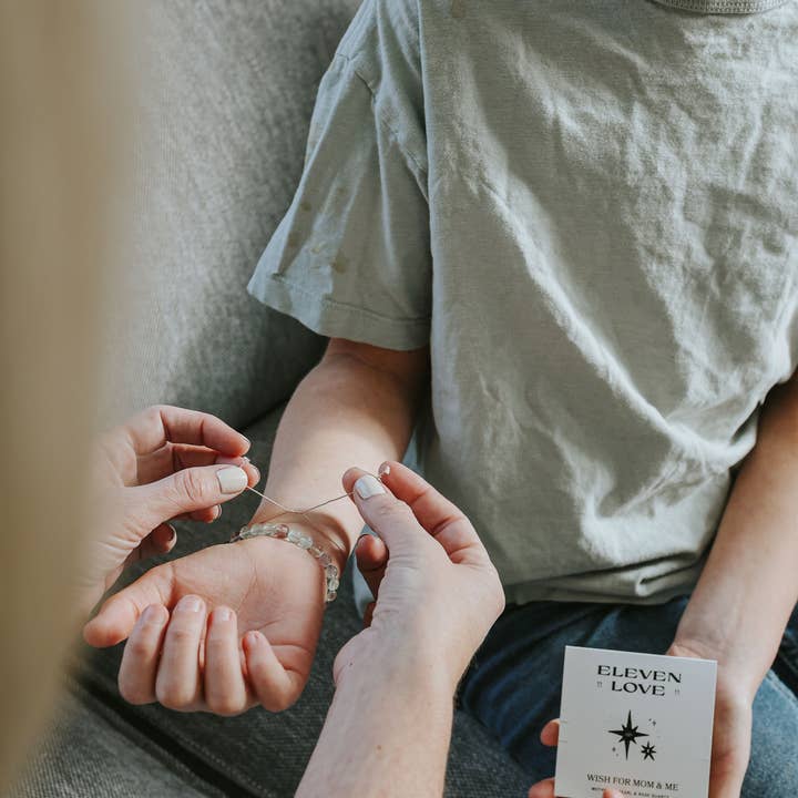 Eleven Love - Wholesale Charm/dangle bracelet - A Wish for Mom & Me Wish Bracelets (Set of 2)2